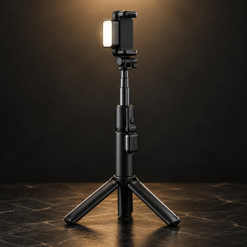 Product image: Wireless Selfie Stick & Tripod with Fill Light