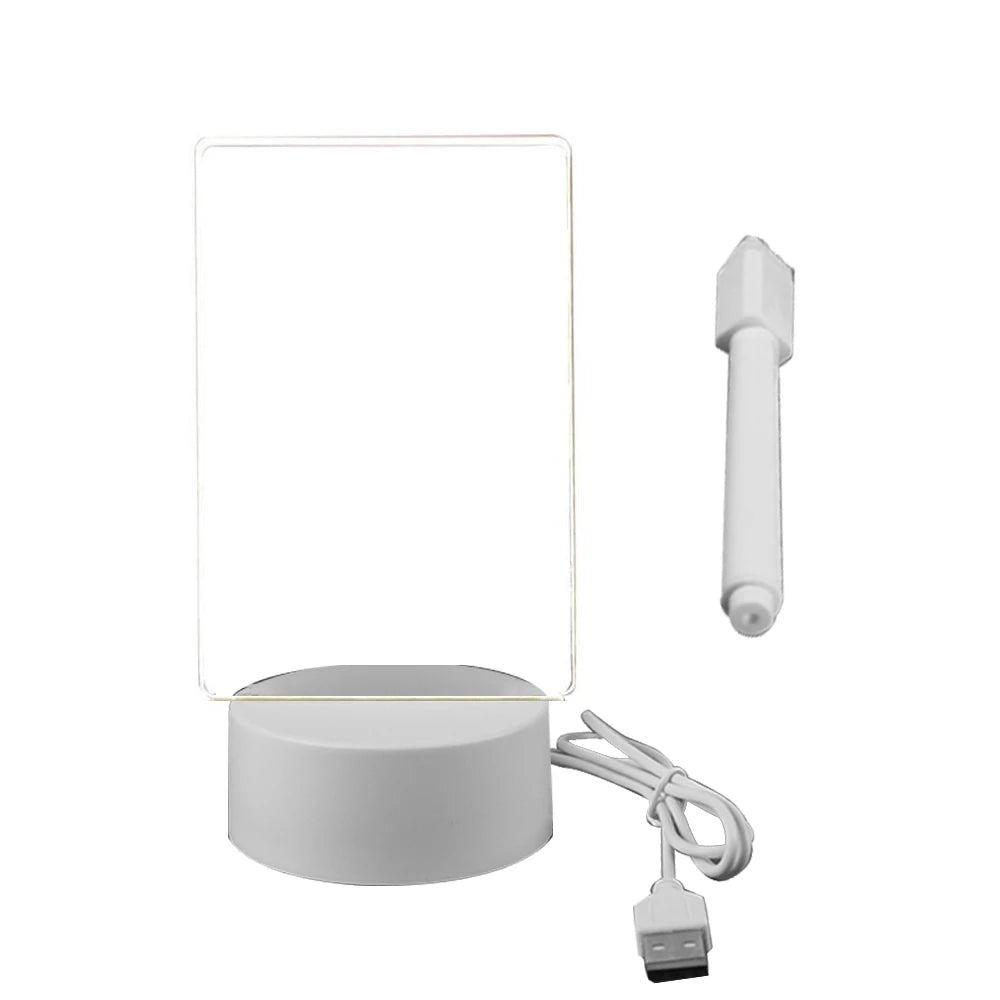 Product image: USB LED Light-Up Message Board – Reusable Writing Display