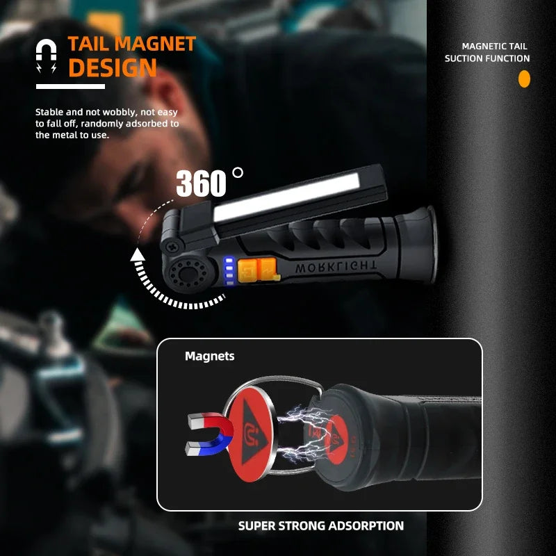 Product image: Rechargeable Magnetic LED Work Light – Gift Box Set
