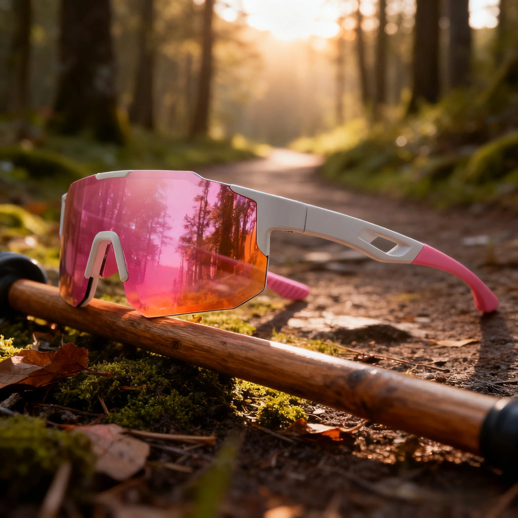 Product image: Mirrored Wraparound Sports Sunglasses