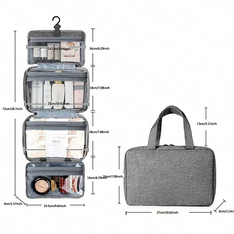 Product image: Hanging Travel Toiletry & Cosmetic Organizer Bag