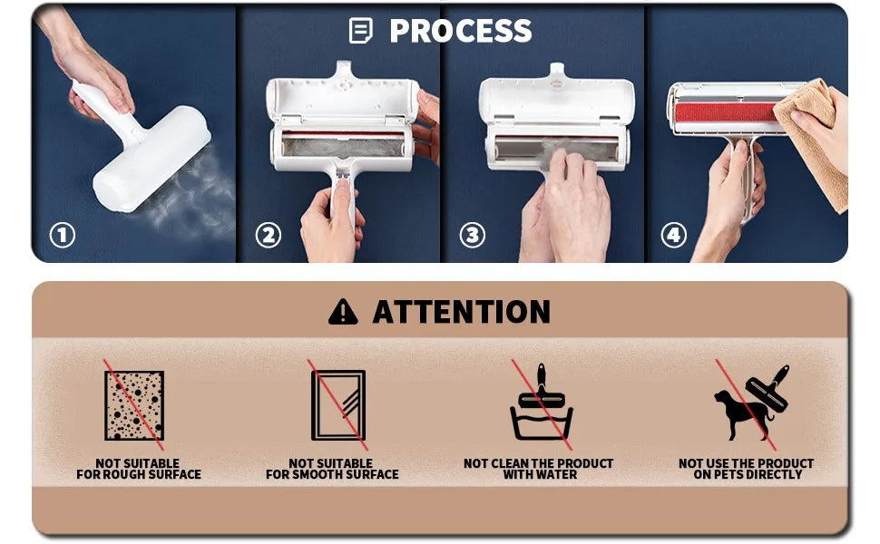 Product image: Self-Cleaning Pet Hair Remover Roller