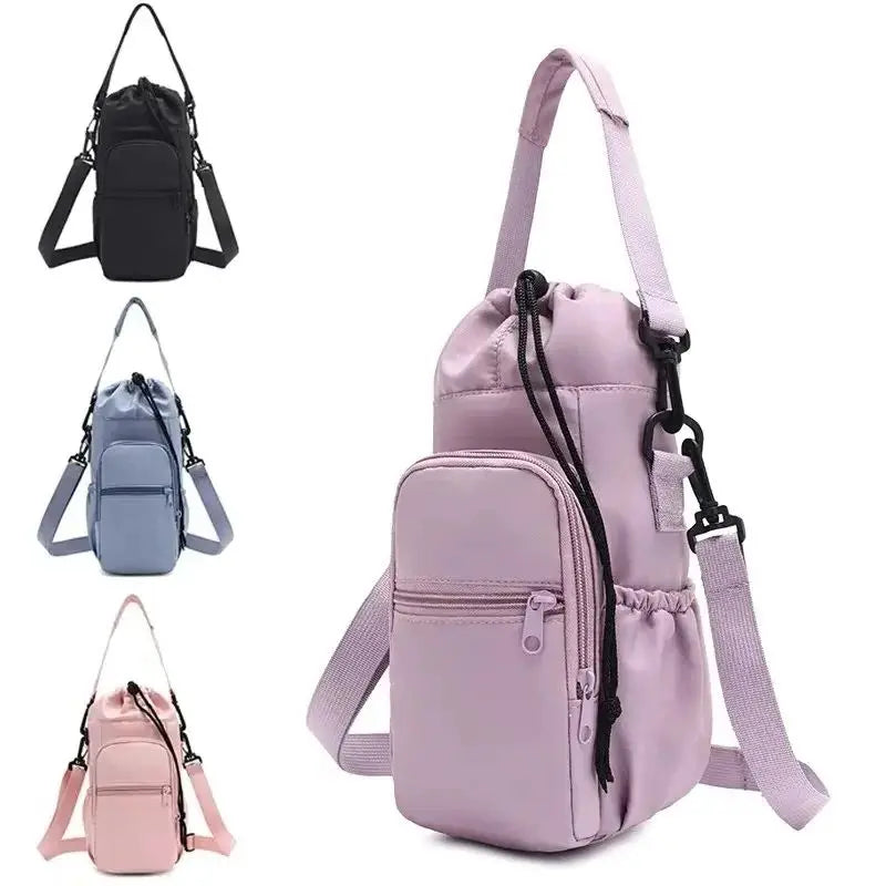 Product image: Insulated Water Bottle Crossbody Bag with Phone Pocket