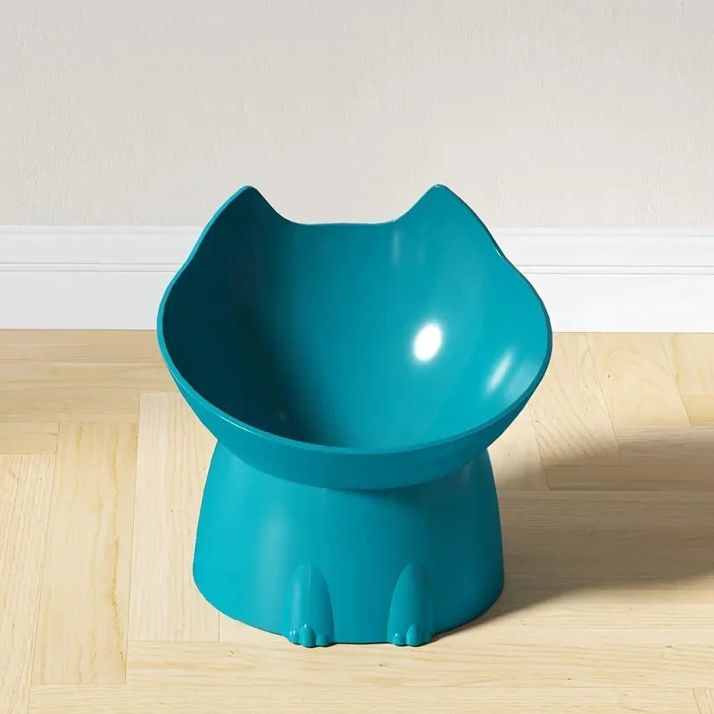 Product image: Elevated Cat Bowl – Tilted Whisker-Friendly Feeding Dish
