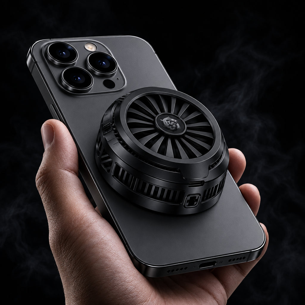 Product image: Magnetic Phone Cooler with RGB Cooling Fan