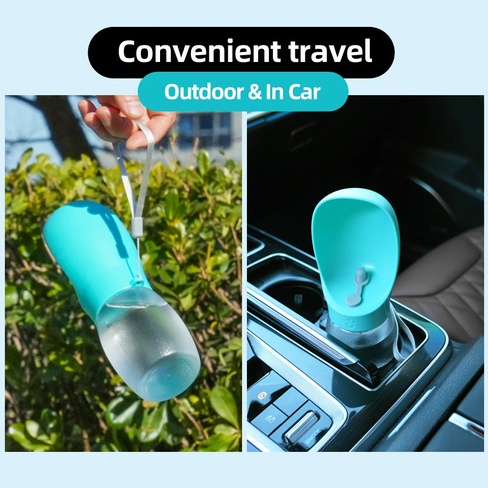 Product image: Portable Dog Water Bottle – 300mL Leakproof Travel Bottle