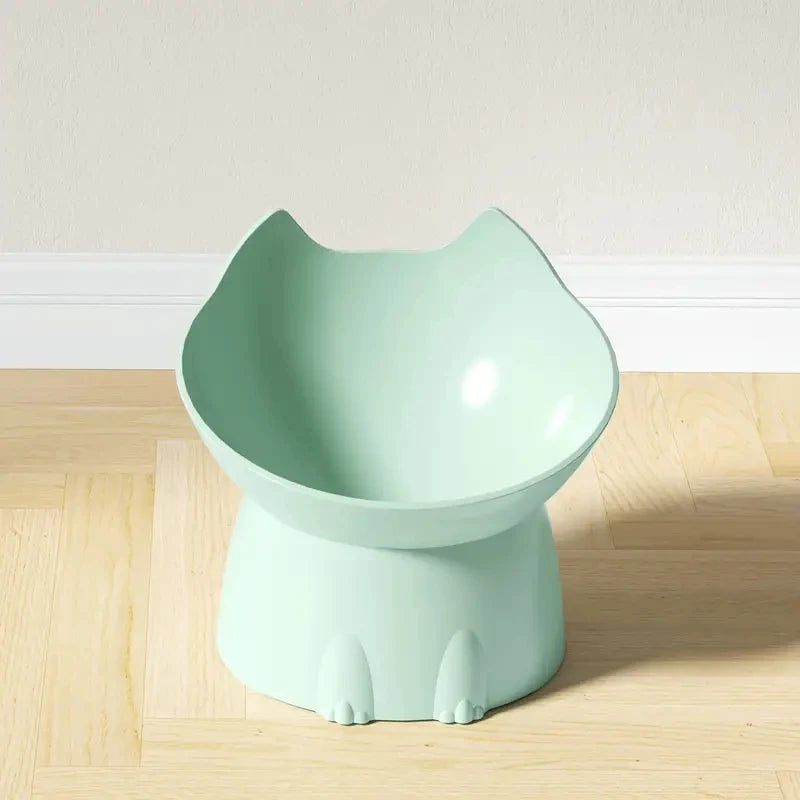 Product image: Elevated Cat Bowl – Tilted Whisker-Friendly Feeding Dish