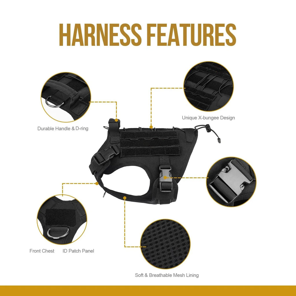 Product image: Tactical No-Pull Dog Harness with Handle