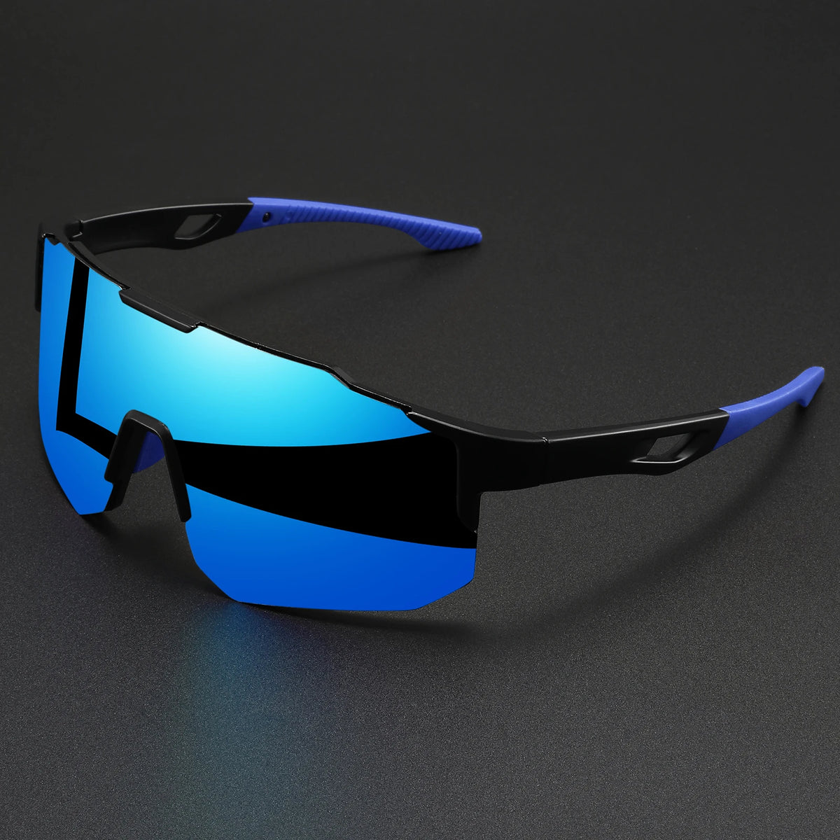 Product image: Mirrored Wraparound Sports Sunglasses