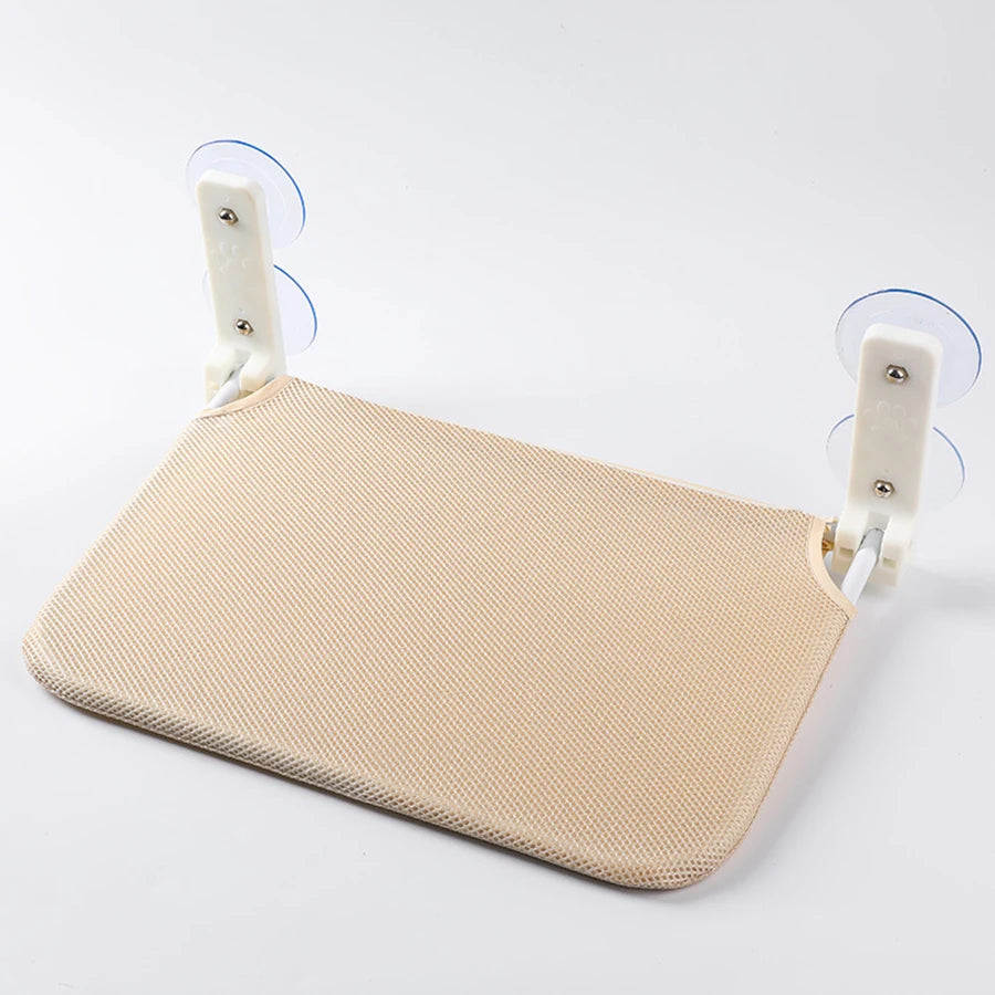 Product image: Folding Window Cat Hammock – Suction Cup Cat Bed