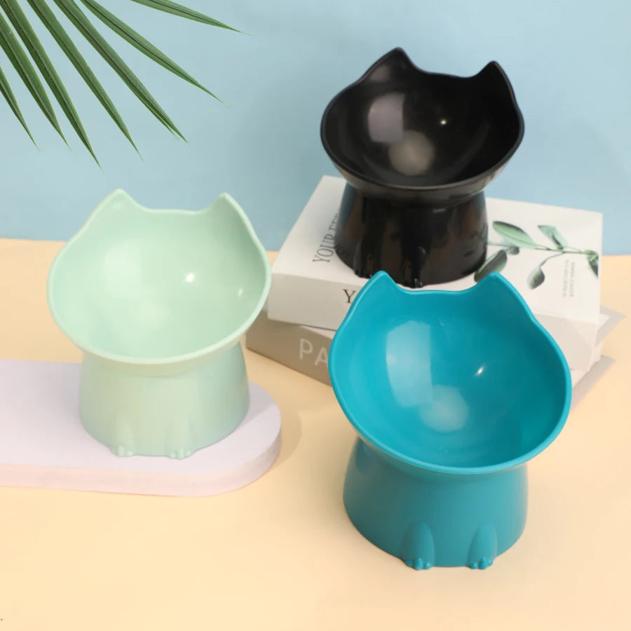 Product image: Elevated Cat Bowl – Tilted Whisker-Friendly Feeding Dish