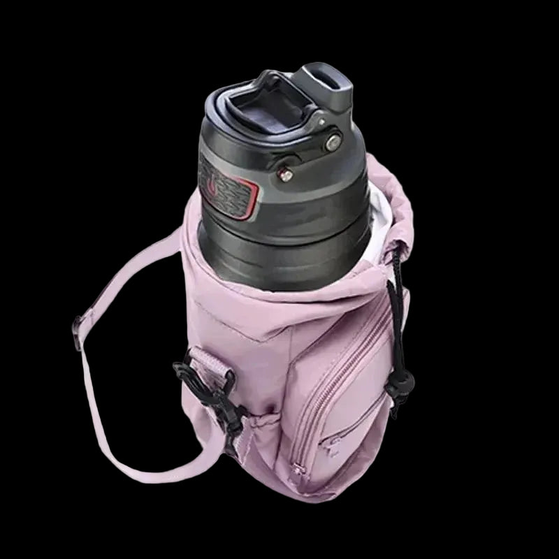 Product image: Insulated Water Bottle Crossbody Bag with Phone Pocket