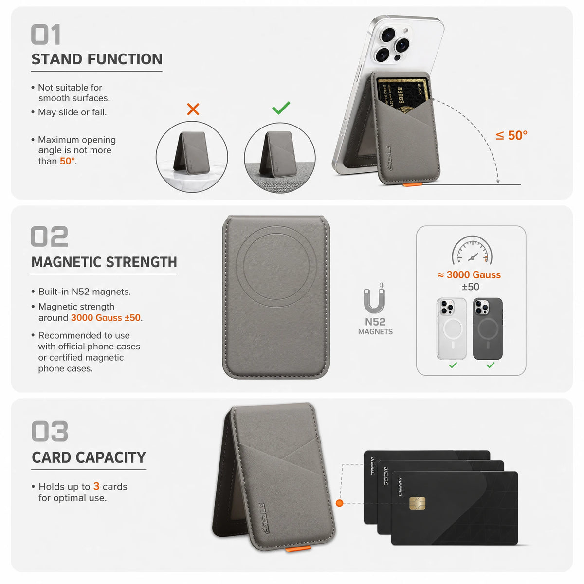 Product image: Magnetic Phone Wallet – Slim Card Holder