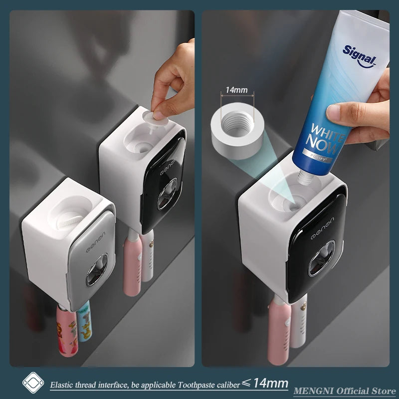 Product image: Wall-Mounted Automatic Toothpaste Dispenser