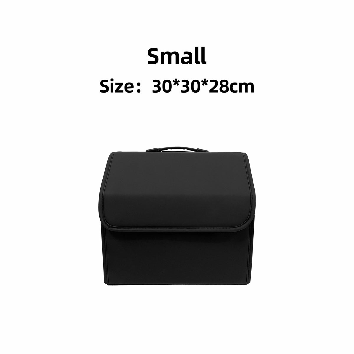 Product image: Collapsible PU Leather Car Trunk Organizer – Multi-Compartment Storage Box