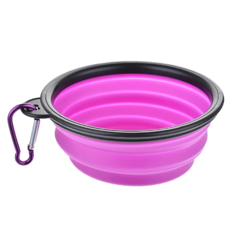 Product image: Collapsible Travel Pet Bowl with Carabiner