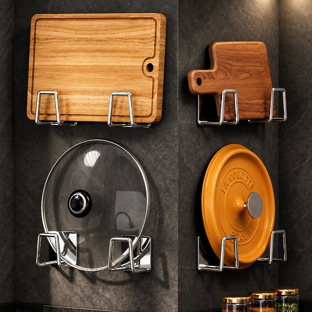 Product image: Adhesive Under-Cabinet Kitchen Storage Rack