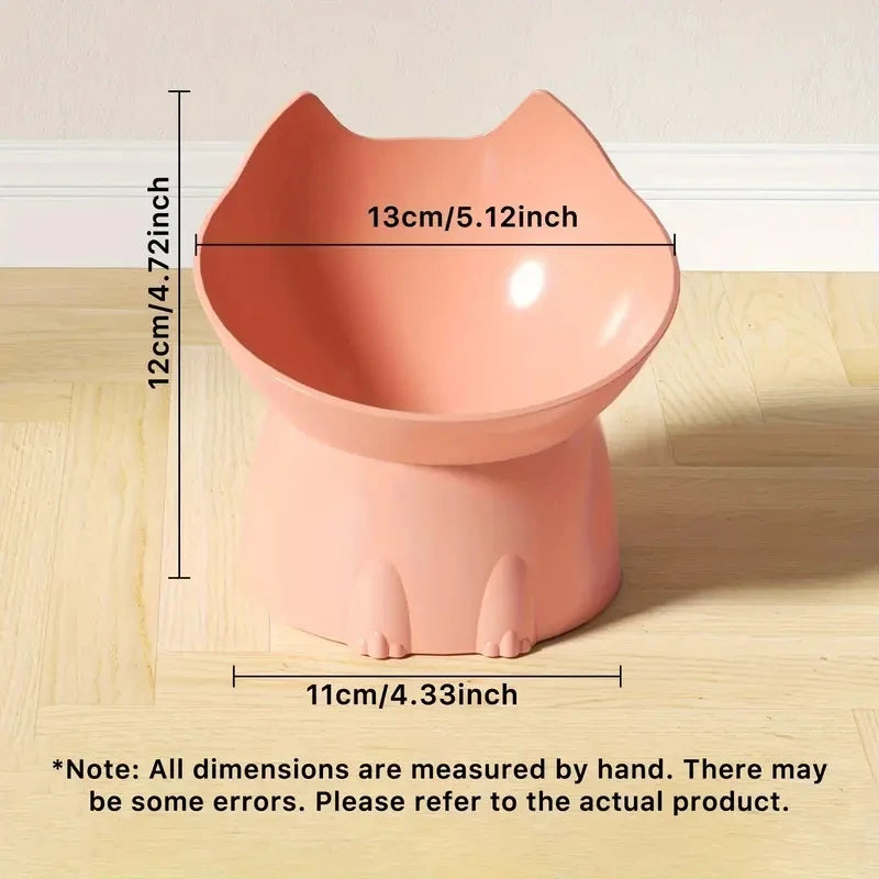 Product image: Elevated Cat Bowl – Tilted Whisker-Friendly Feeding Dish