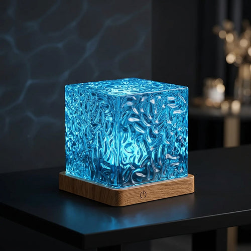 Product image: 16-Color Ocean Wave Projector Lamp – USB Ambient Lighting