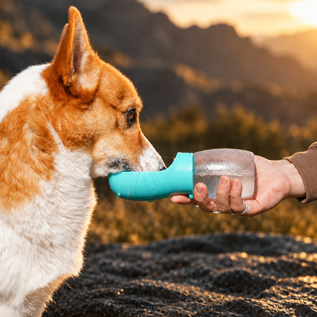 Product image: Portable Dog Water Bottle – 300mL Leakproof Travel Bottle