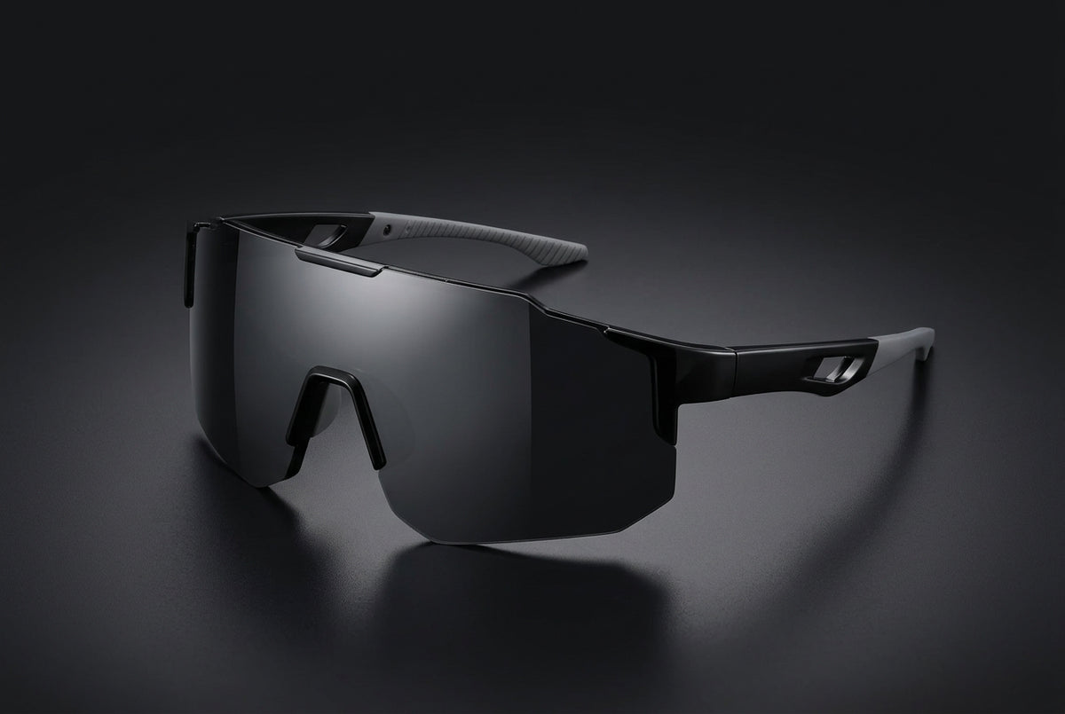 Product image: Mirrored Wraparound Sports Sunglasses
