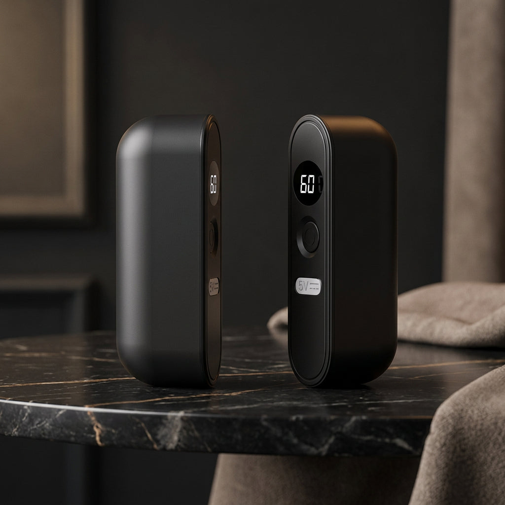 Product image: 2-in-1 Magnetic Rechargeable Hand Warmers – Digital Display