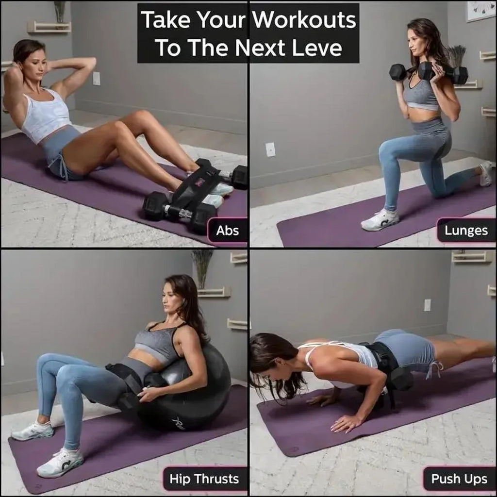 Product image: Adjustable Weighted Waist Belt for Home Workouts