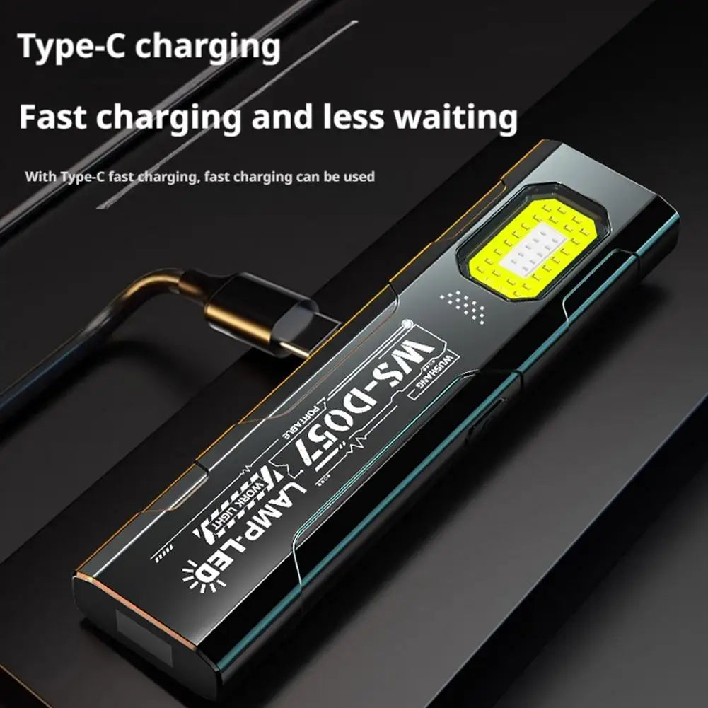Product image: Rechargeable Keychain Flashlight -5-Mode LED Pocket Work Light