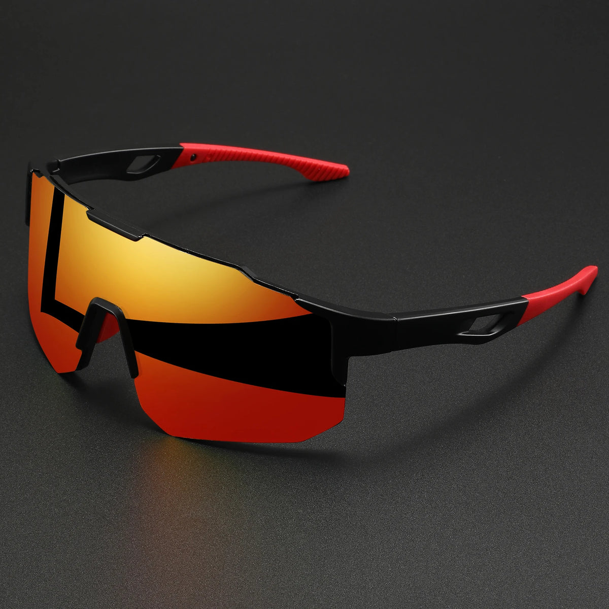 Product image: Mirrored Wraparound Sports Sunglasses