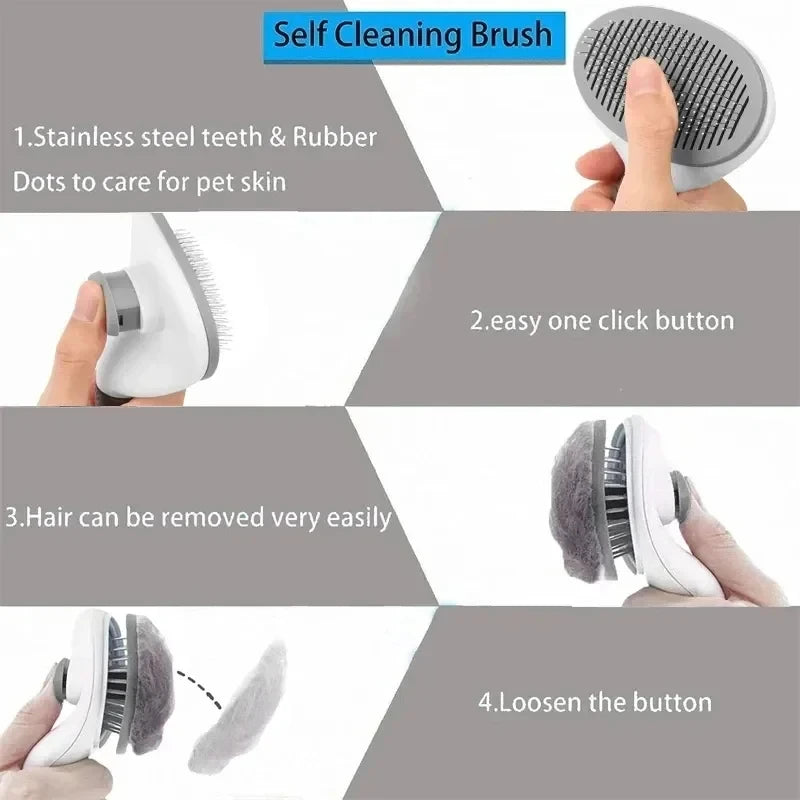 Product image: Self-Cleaning Pet Grooming Brush