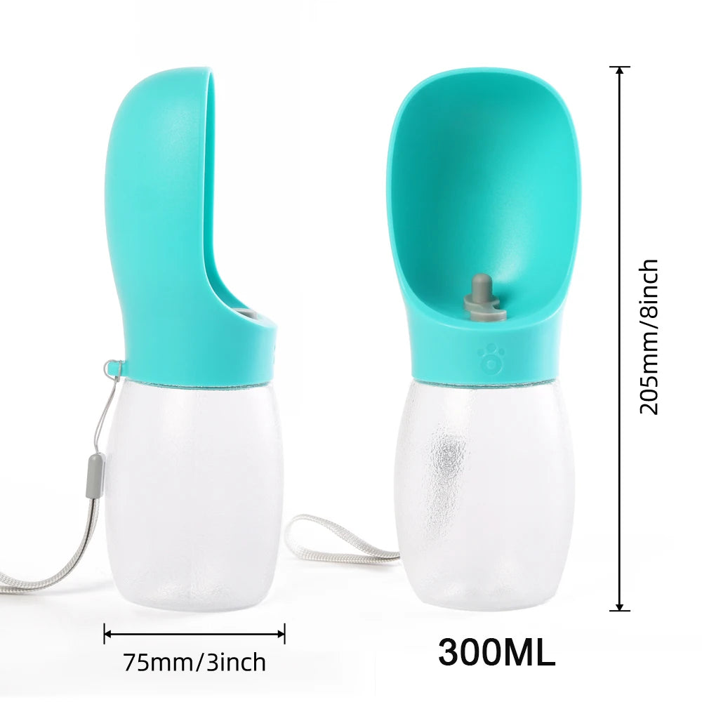 Product image: Portable Dog Water Bottle – 300mL Leakproof Travel Bottle