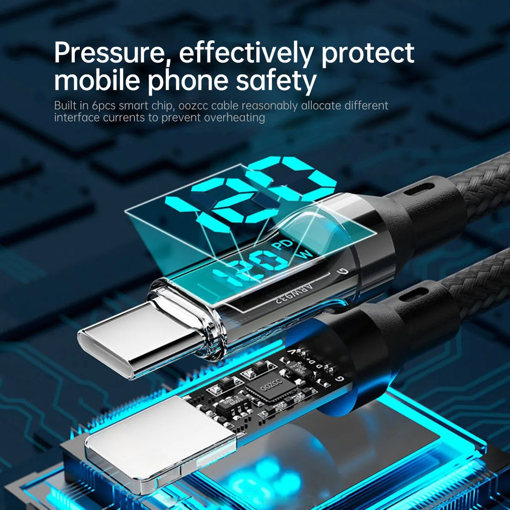 Product image: Digital Watt Display Fast Charging Cable