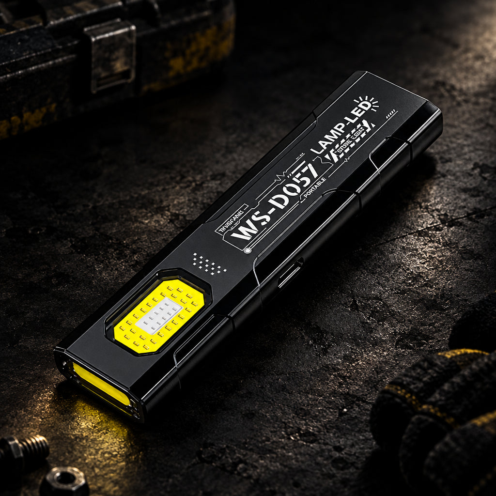 Product image: Rechargeable Keychain Flashlight -5-Mode LED Pocket Work Light