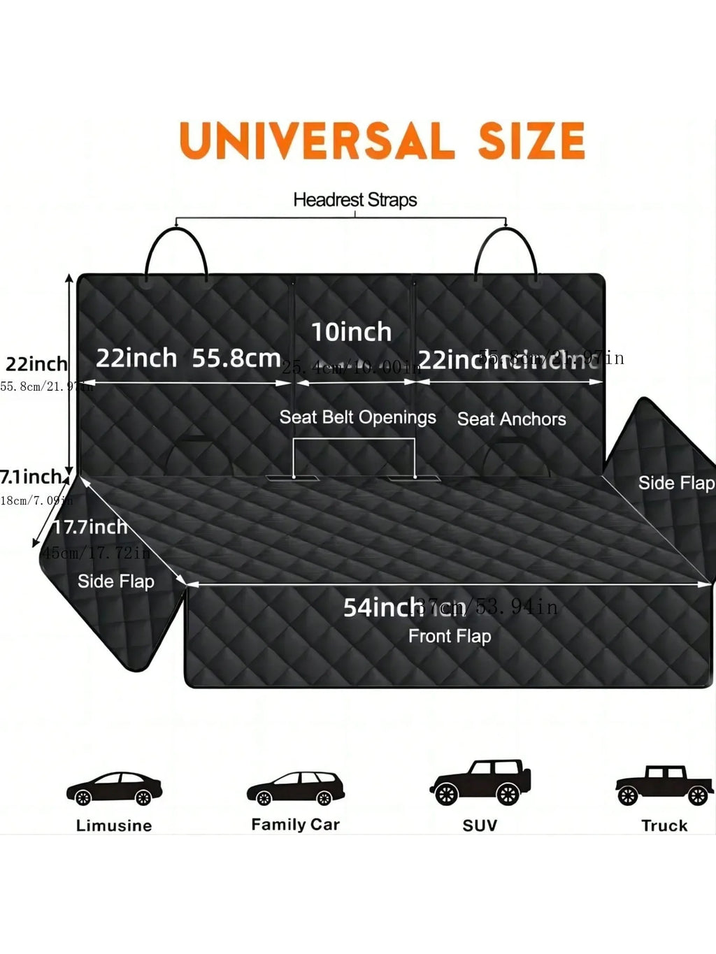 Product image: Waterproof Dog Car Seat Cover