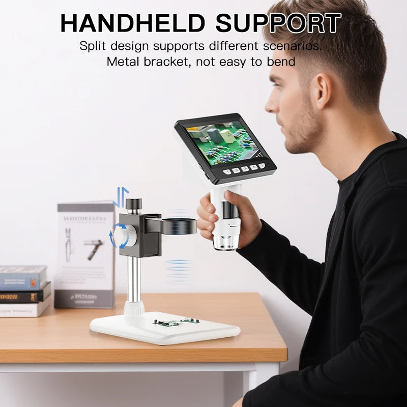 Product image: 4.3" Digital Microscope with 1000X Magnification