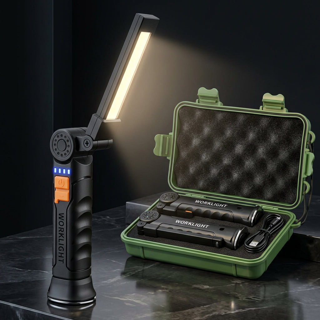 Product image: Rechargeable Magnetic LED Work Light – Gift Box Set