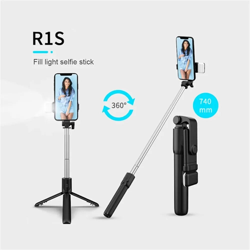 Product image: Wireless Selfie Stick & Tripod with Fill Light