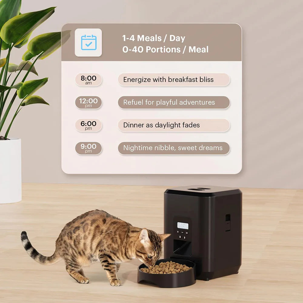 Product image: Smart Automatic Pet Feeder – Timed Portion Control with WiFi Option