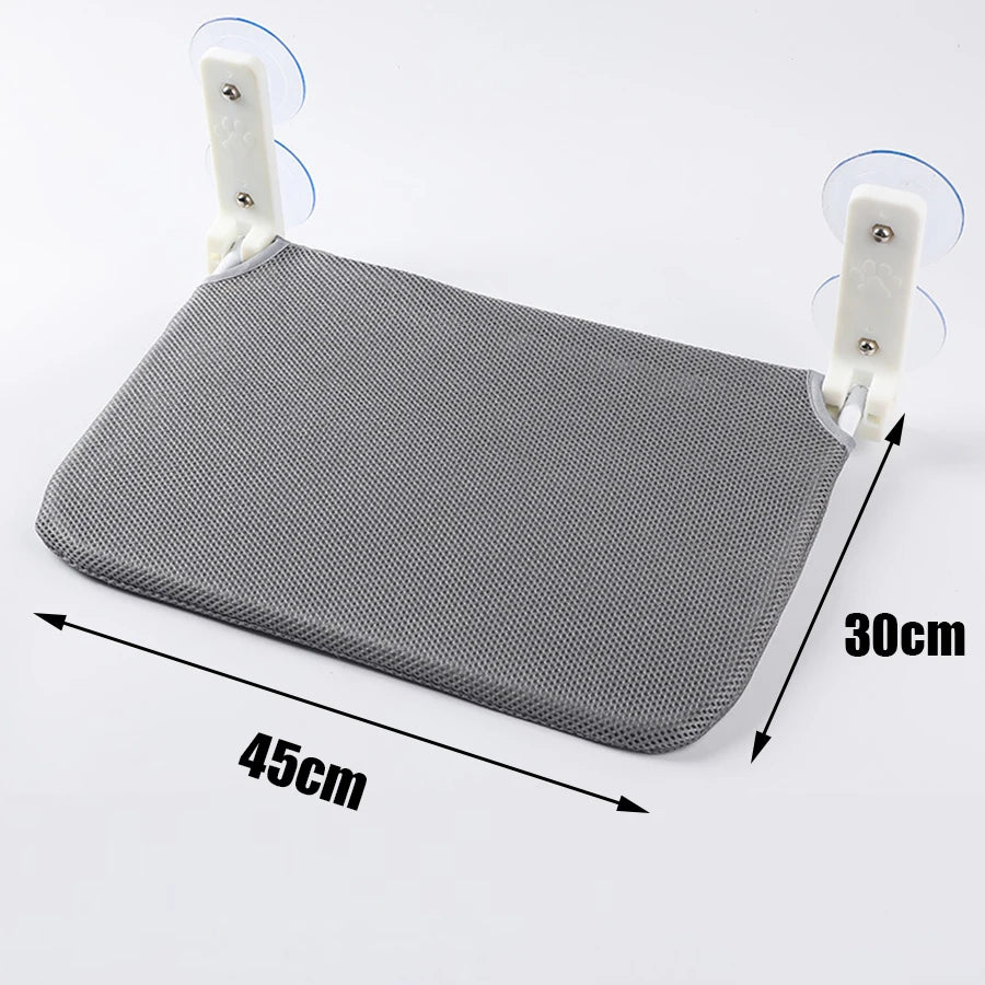 Product image: Folding Window Cat Hammock – Suction Cup Cat Bed