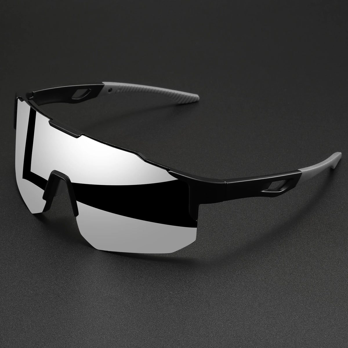 Product image: Mirrored Wraparound Sports Sunglasses