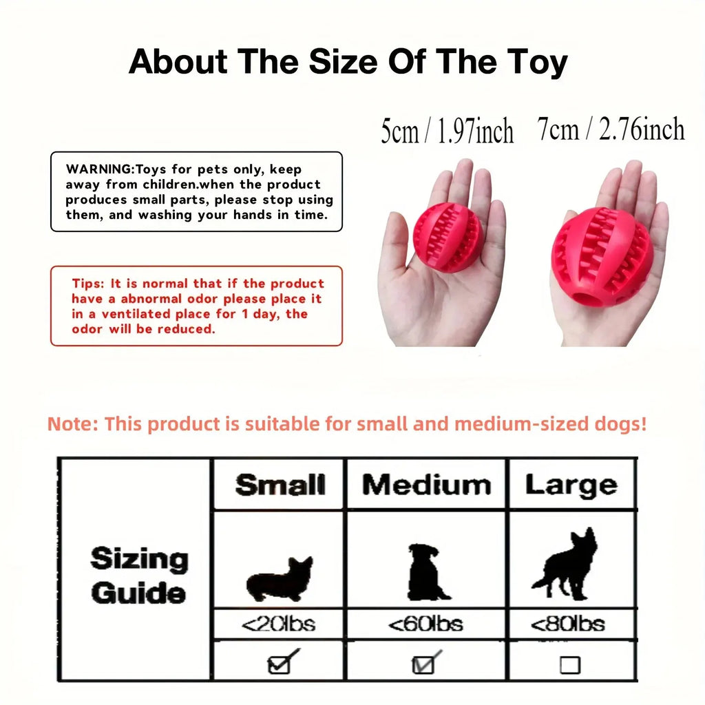 Product image: Dog Treat Dispensing Ball Toy