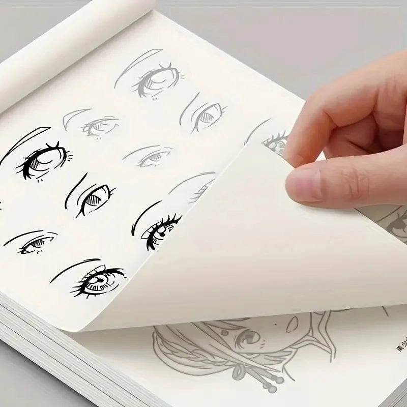 Anime Character Drawing Practice Book for Beginners