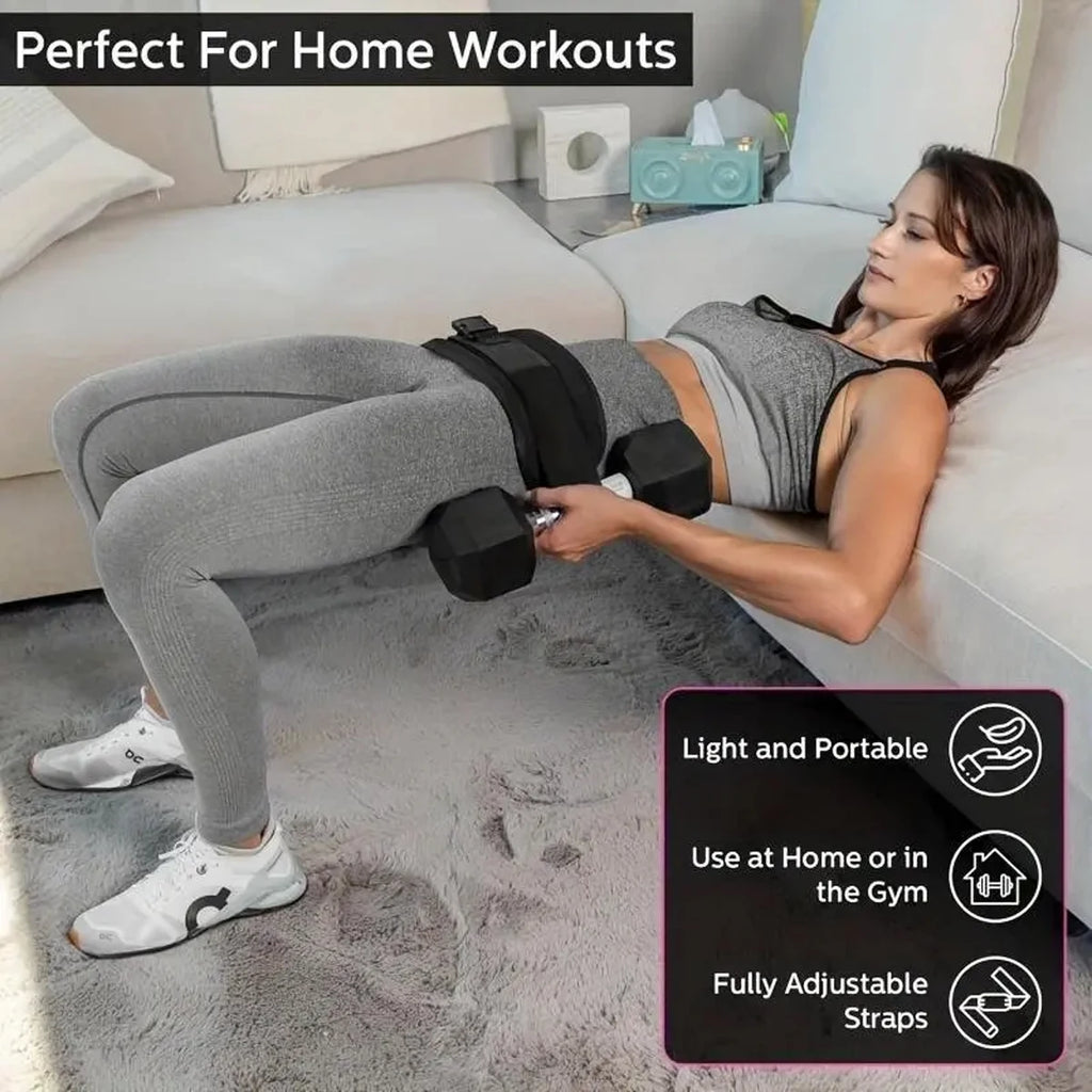 Product image: Adjustable Weighted Waist Belt for Home Workouts